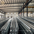 8M 10M Galvanized Light Columns With Double Arm